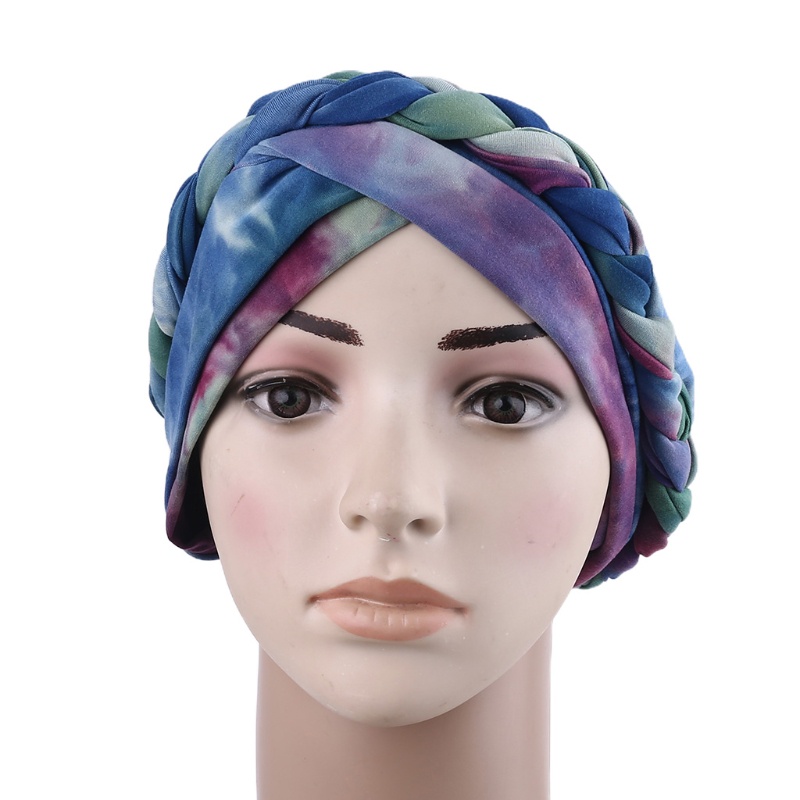 Mũ Trùm Đầu Nhuộm Màu Gradient Phong Cách Hồi Giáo Cho Nữ