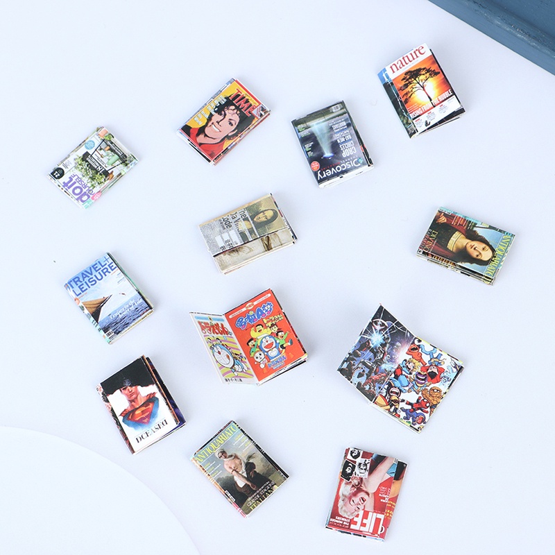 Set 12 Mô Hình Nhà Búp Bê Mini Xinh Xắn