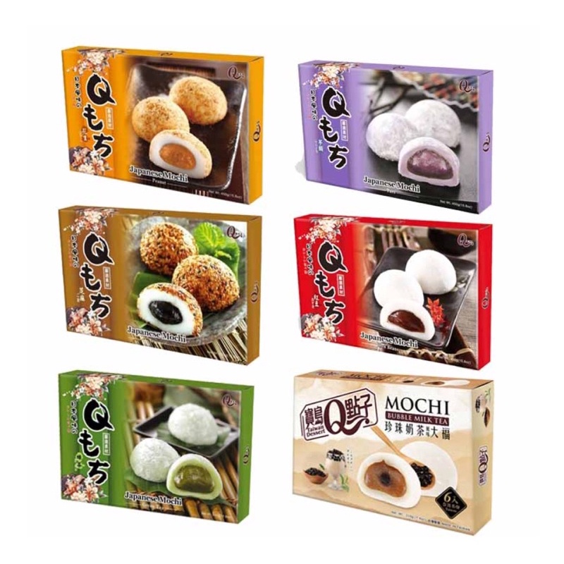 BÁNH MOCHI ĐÀI LOAN QIDEA HỘP 6 BÁNH