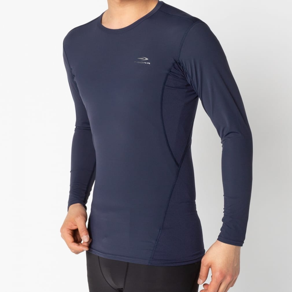 Áo tay dài cổ tròn Combat thể thao Tigora chính hãng Japan 100%, Chống UV 90% chạy bộ, dã ngoại, tập gym, bơi, đá bóng..