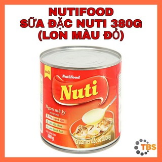 [NUTIFOOD-HỘP LON MÀU ĐỎ 380G] SỮA ĐẶC NUTI, HỘP LON MÀU ĐỎ 380G