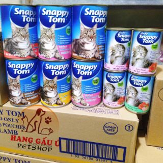 Pate lon Snappy Tom 400g cho mèo