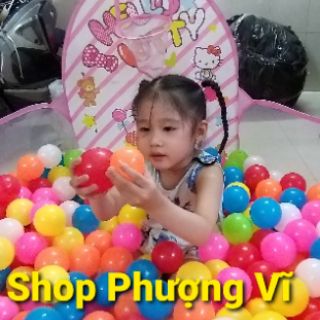 Lều bóng chấm bi cho bé kèm 200 bóng nhé.