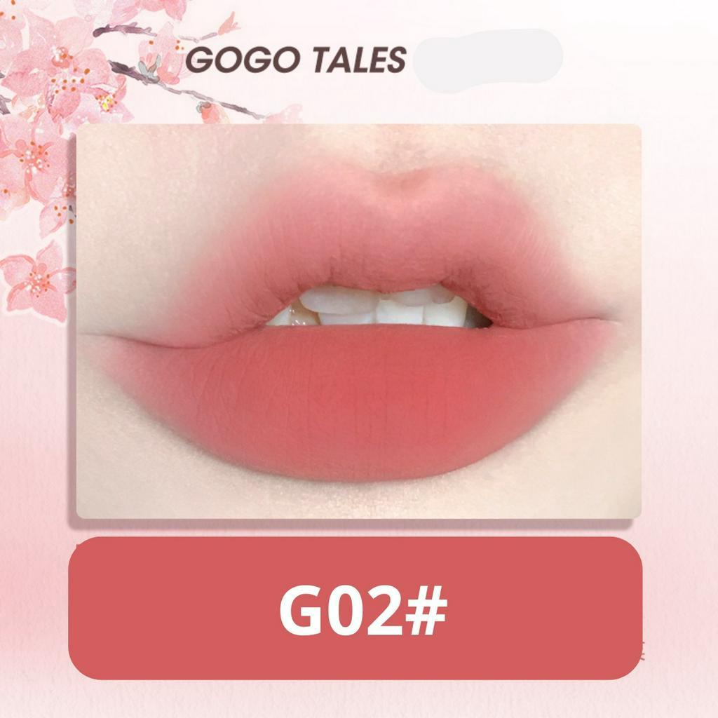 Son kem bùn Gogotales chất mịn môi Son kem lì After Glow bóng thách GT476
