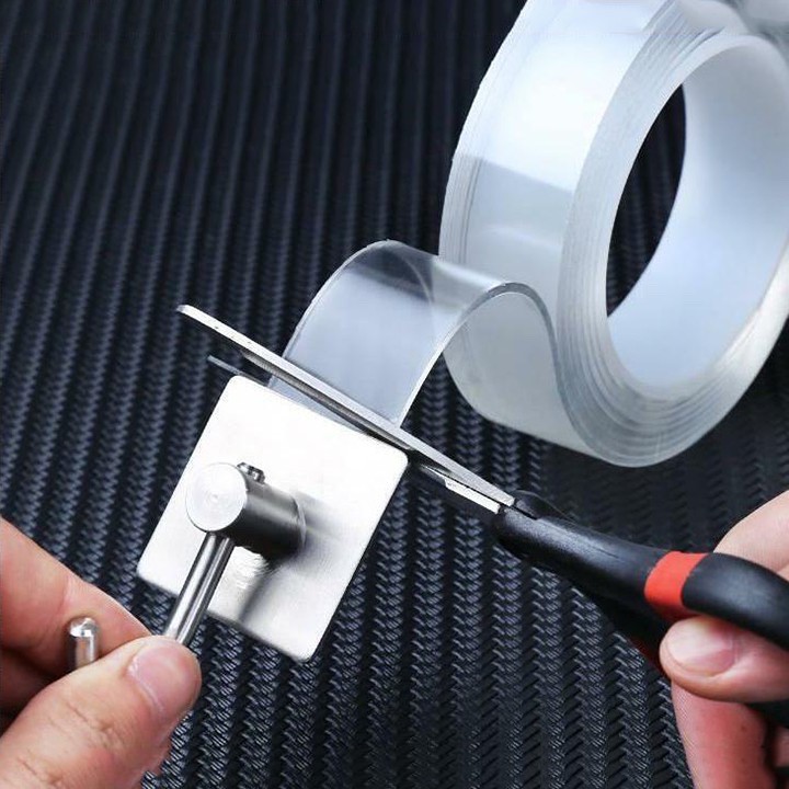Băng Keo Hai Mặt Dài 1m - 3m - 5m MNS Tape Đa Năng Siêu Dính