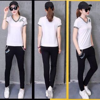 Đồ bộ thể thao thêu con chuồn chuồn
