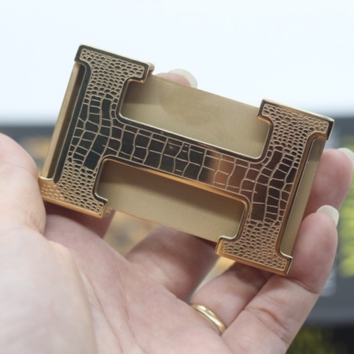 Mặt Dây Thắt Lưng Nam 4.0cm, Mặt Khóa Được Làm Bằng Hợp Kim Cao Cấp Không Gỉ Bền Màu, Phù Hợp Với Nhiều Dây Lưng