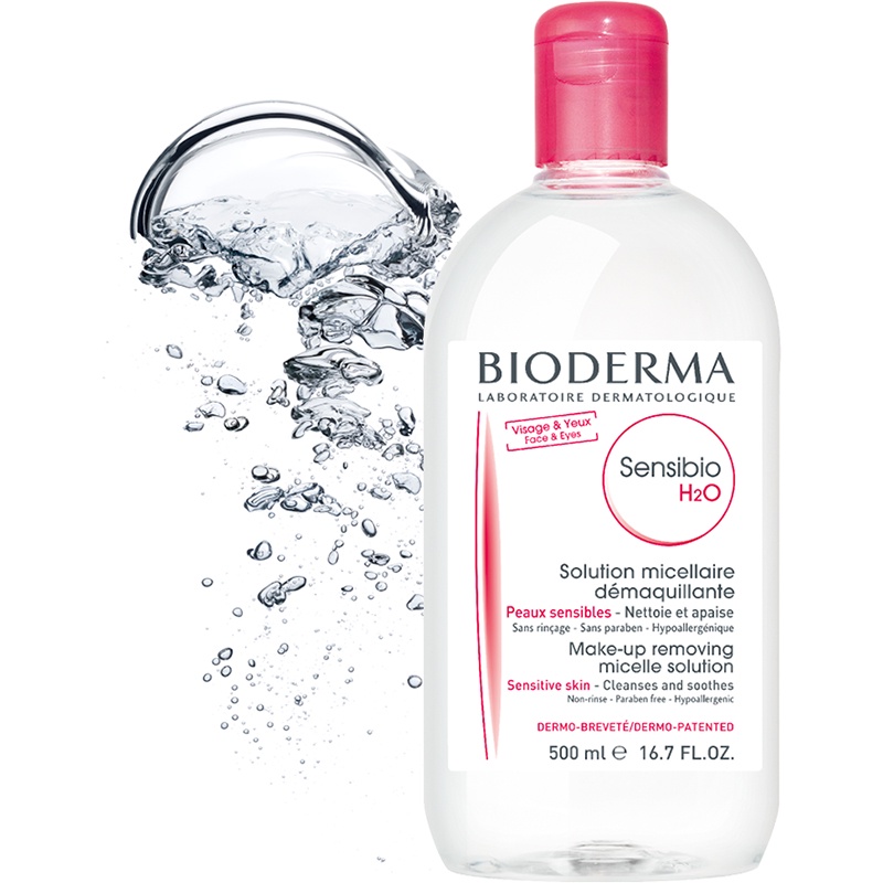 Dung dịch làm sạch và tẩy trang công nghệ Micellar Bioderma Sensibio H2O 500ml