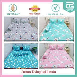 Ga giường lẻ Cotton 100% chuẩn logo (không áo gối, được chọn mẫu)