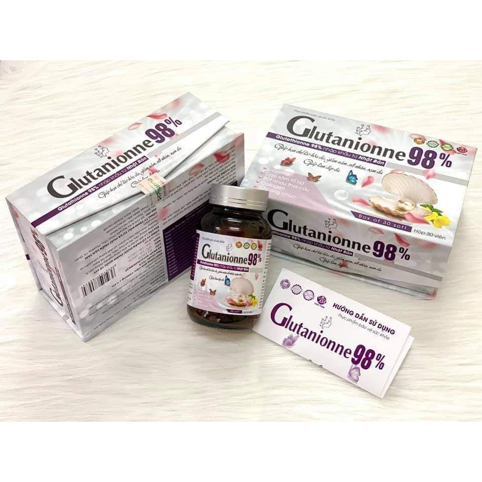 Glutanionne 98, thuốc bổ sung collagen giúp đẹp da, hạn chế lão hóa, tăng cường nội tiết tố nữ, lưu hương tự nhiên | BigBuy360 - bigbuy360.vn
