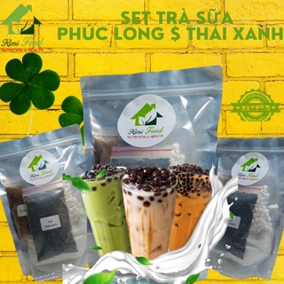 Set trà sữa Phúc Long,Thái Đỏ set trà sữa tự nấu Nguyên liệu nấu trà sữa đơn giản, thơm ngon 570gr