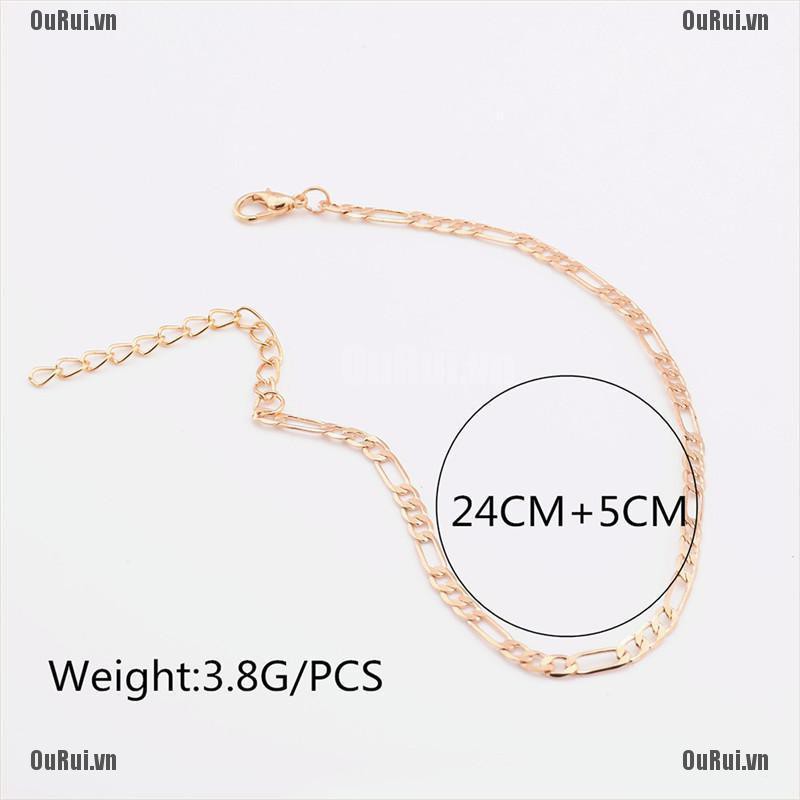 Vòng đeo chân mạ bạc thời trang cao cấp | BigBuy360 - bigbuy360.vn