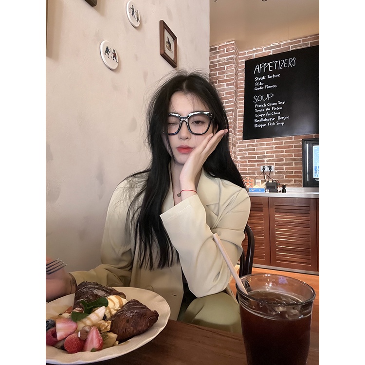 Áo khoác vest blazer nữ Form rộng dáng dài 2 lớp Thiết kế Hàn Quốc Blazer tay dài nữ đẹp Thời trang Cao cấp | BigBuy360 - bigbuy360.vn