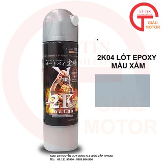 SƠN XỊT SAMURAI 2K04 LÓT EPOXY MÀU XÁM