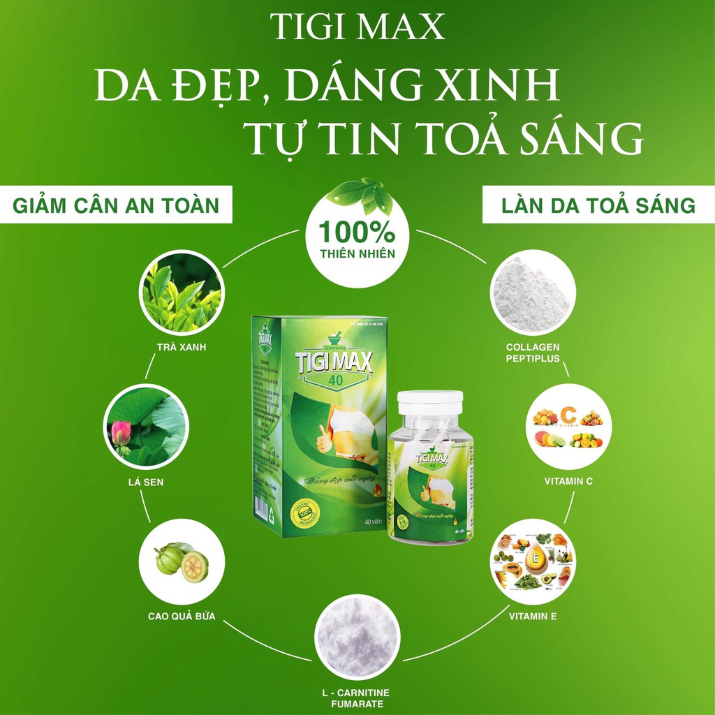 Viên uống hỗ trợ giảm cân Tigi Max