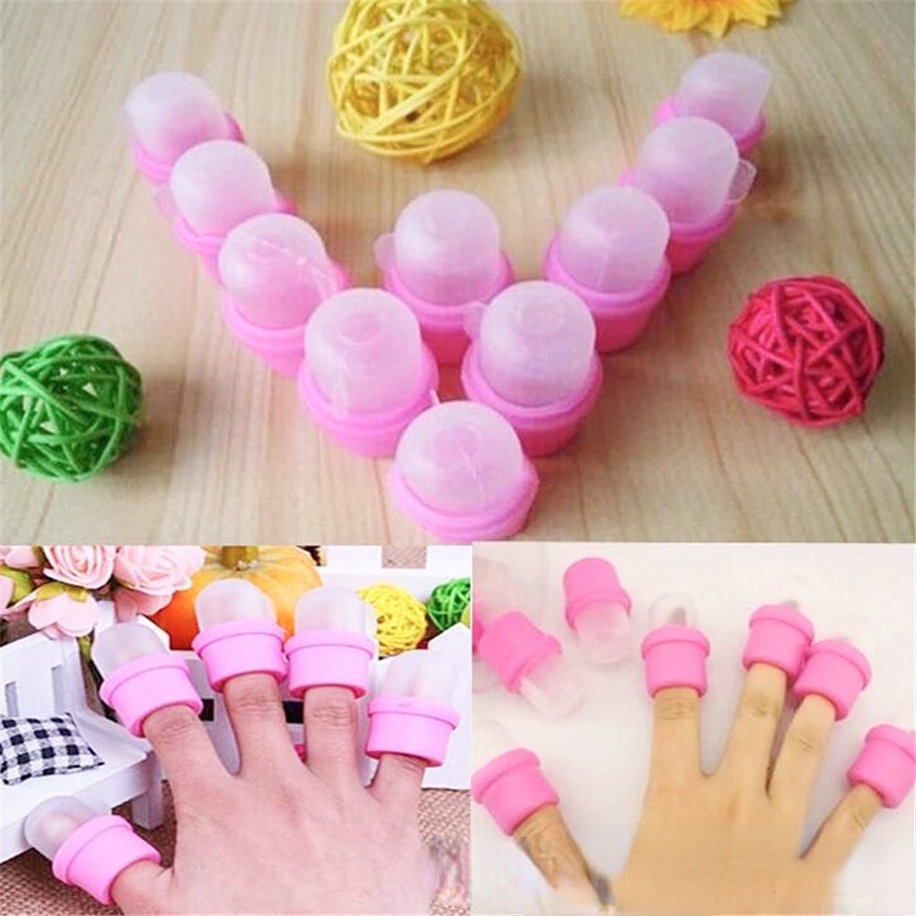 Set 10 Dụng Cụ Hỗ Trợ Xóa Sơn Móng Tay