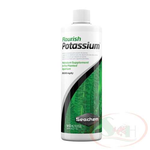 Phân nước Seachem Flourish Potassium 500ml bổ sung kali kích rễ dưỡng thân cây thủy sinh