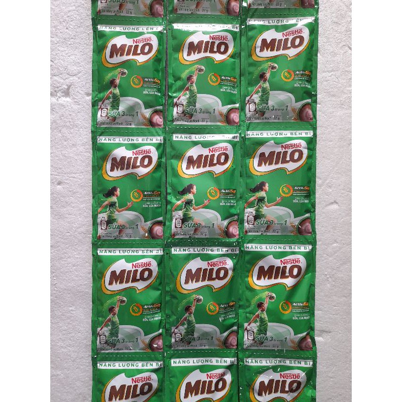 10 gói MILO thức uống uống lúa mạch 22g