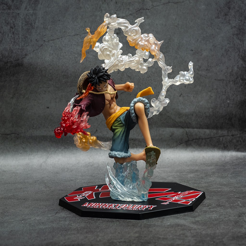 Mô hình One Piece nhân vật Luffy phiên bản Battle Ver đồ chơi mô hình nhân vật One Piece để bàn trang trí