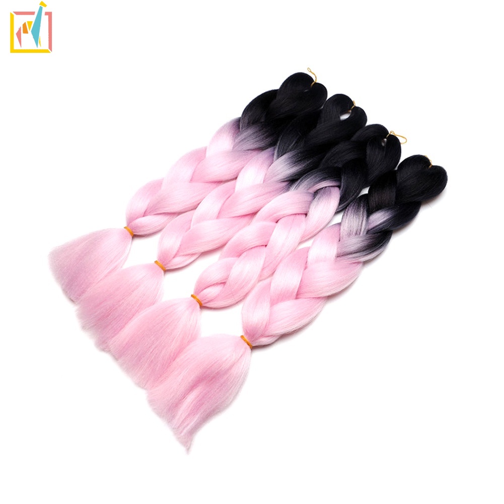 Bím Tóc Giả Bằng Sợi Tổng Hợp Dài 60Cm 100g Thời Trang