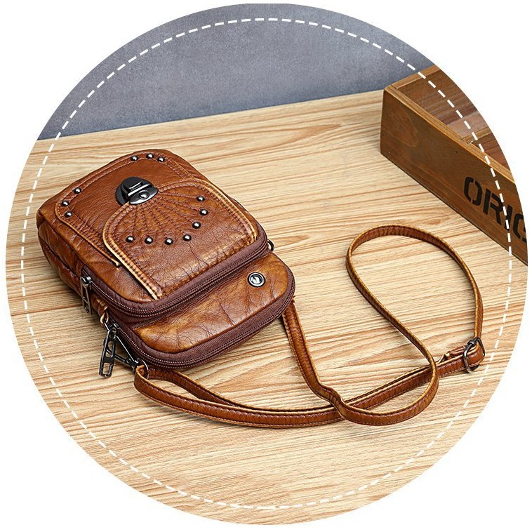 [ MỚI] Túi điện thoại da mềm cao cấp, thiết kế nhỏ gọn và tiện dụng | BigBuy360 - bigbuy360.vn