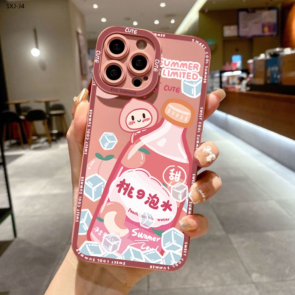 Samsung Galaxy J4 J5 J6 J7 J8 Core Pro Plus Prime 2018 2017 2015 J4+ J6+ Cho Ốp Lưng Điện Thoại In Hình Creative Summer Drink