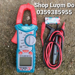 Ampe kẹp kềm đo ac kỹ thuật số cat.iii 600v total tmt46003