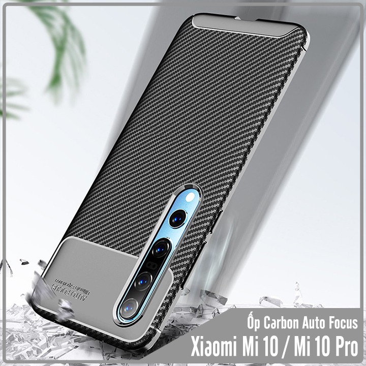 Ốp lưng Xiaomi Mi 10 / Mi 10 Pro chống sốc Carbon Auto Focus