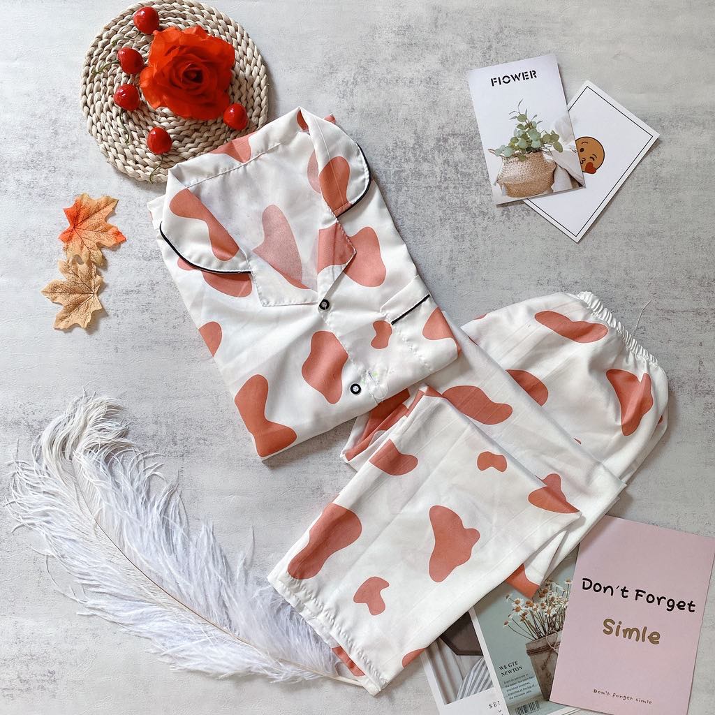 Bộ pijama tay ngắn quần dài kate freesize&lt;60kg