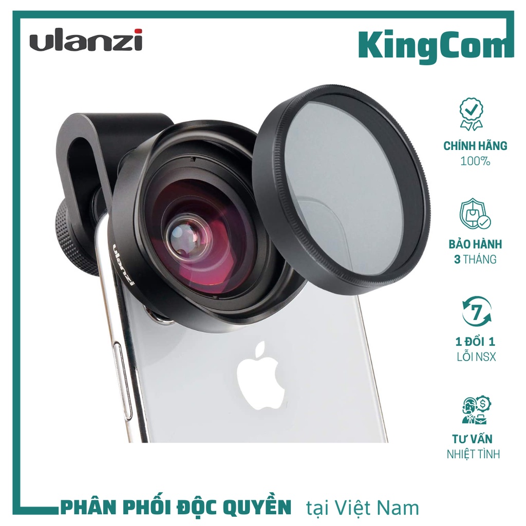 Lens Dành Cho Điện Thoại 16mm 4K HD góc rộng 100 độ kèm kính phân cực, chụp ảnh cực đẹp
