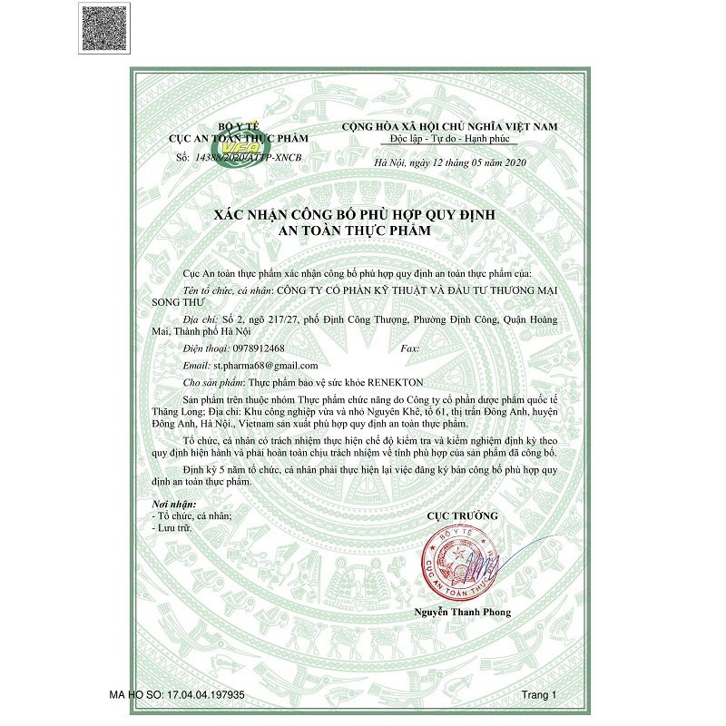 ✅ Hoạt huyết thông mạch Renekton tăng cường trí nhớ lưu thông máu tuần hoàn não ginkgo biloba q10