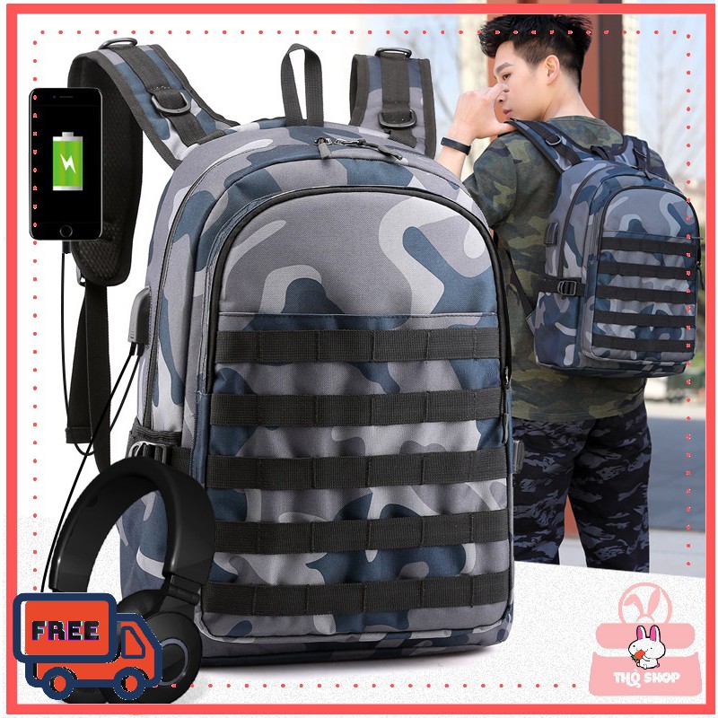 BALO PUBG CAO CẤP | BA LÔ 3 PUBG HỌA TIẾT RẰN RI CHỐNG GÙ LƯNG, CHỐNG SỐC VẢI QUÂN ĐỘI CHỐNG THẤM NƯỚC