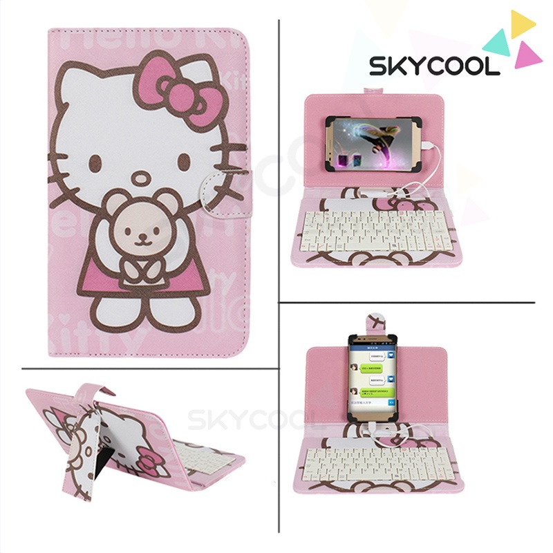 Bàn Phím Điện Thoại 4-8inch Android OTG Tablet