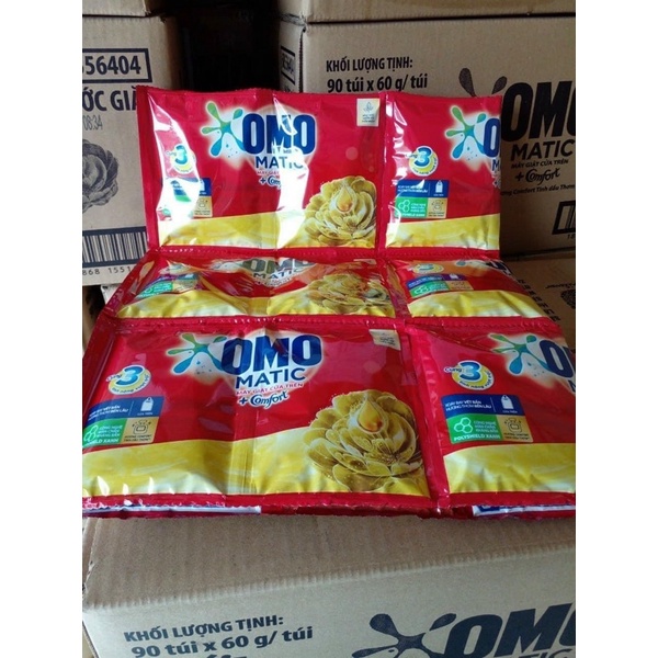 (60g) nước giặt Omo gói tiện dung - 1 gói)