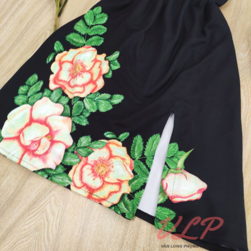 [THANH LÝ] ĐẦM BẦU THUN DẦY CO GIÃN CỰC TỐT