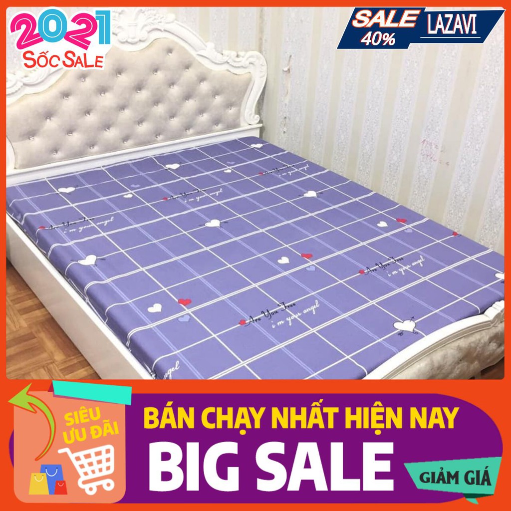 Sale ga chống thấm giường m6/m8 cotton hoa văn-Mã CTH004