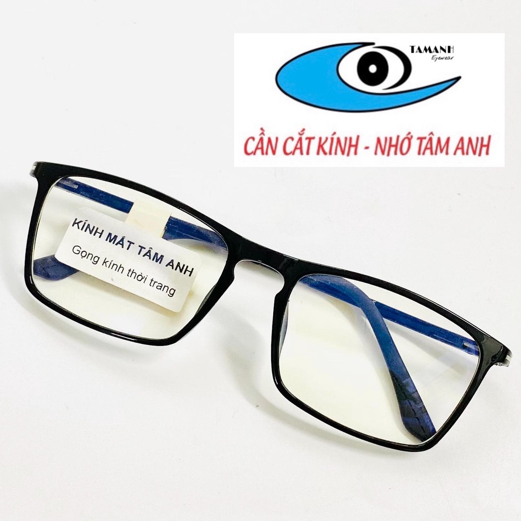 Gọng kính nam nữ TAMANHEYEWEAR mắt vuông chất liệu nhựa nhẹ dẻo càng mảnh phù hợp cả nam nữ