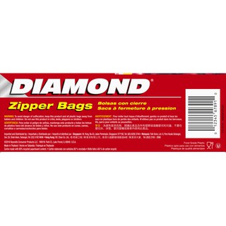 Túi Zip Đựng Thực Phẩm Diamond - Size Vừa