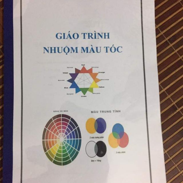 giáo trình nhuộm màu tóc