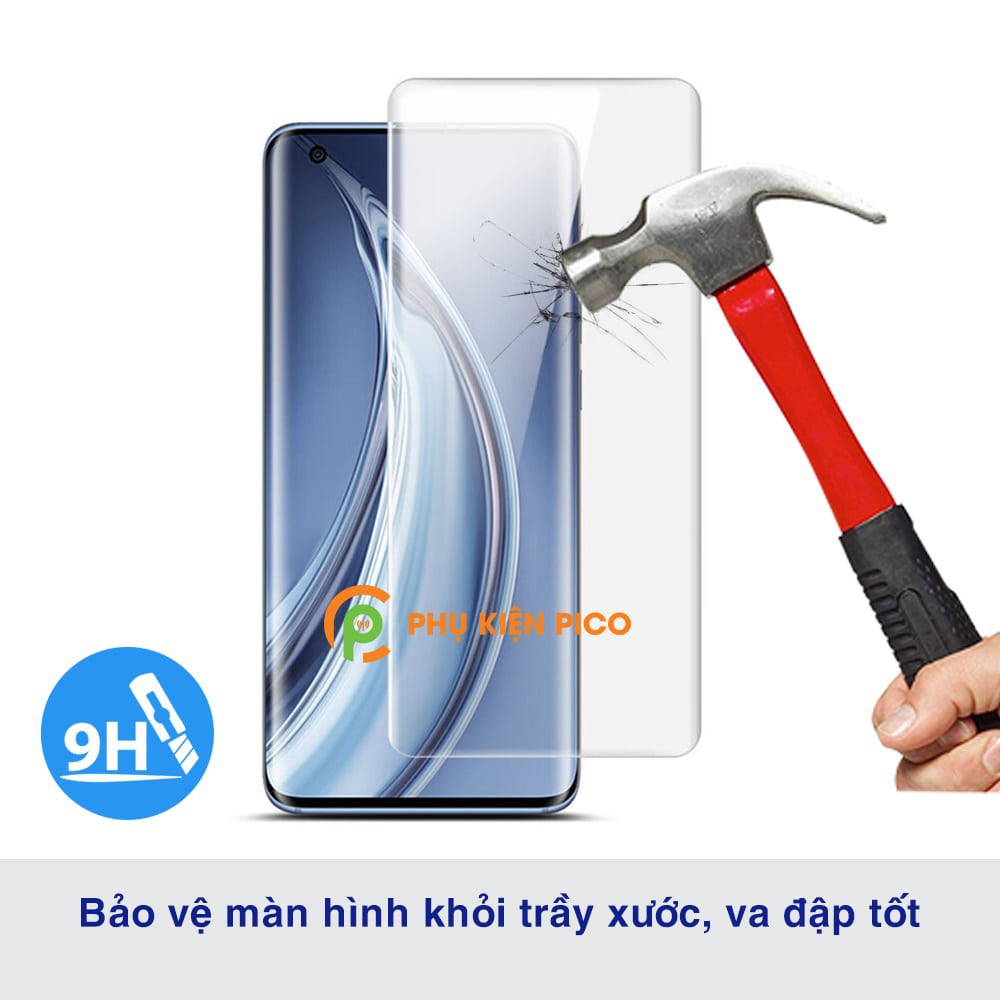 Kính cường lực Xiaomi Mi 10s nhận vân tay trong màn hình đèn UV cỡ lớn T-Max - Dán màn hình Xiaomi Mi 10s