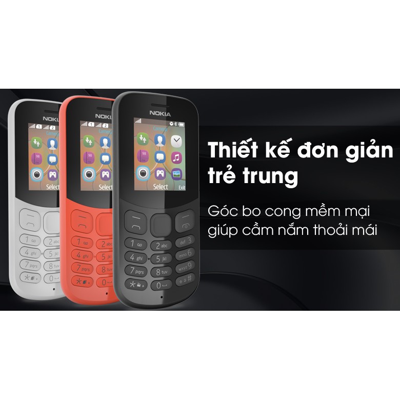 Điện Thoại Nokia 130 Dual Sim 2017 cũ Bảo hành 6 tháng