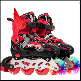 [Hàng có sẵn]Giày patin trượt Sport cao cấp dành cho trẻ em người lớn có thể điều chỉnh to nhỏ