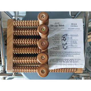 Bàn lăn massage chân bằng gỗ 5x6, sỉ liên hệ giá tốt