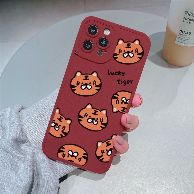 Ốp lưng iphone cạnh vuông lỗ camera jump tiger 6s/6splus/7/7plus/8/8plus/x/xr/xs/11/12/13/pro/max/plus/promax-Awifi V3-1 | BigBuy360 - bigbuy360.vn