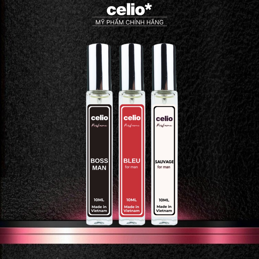 Nước Hoa Nam Celio BOSS MAN Hương Thơm Nam Tính Đầy Lịch Lãm Thu Hút Mọi Cô Gái - Dung Tích 12ml Dạng Xịt Tiện Dụng