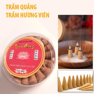 Hộp Nhang Trầm viên Quảng, trầm nụ bắc