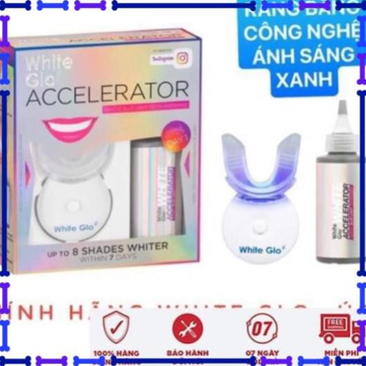 [ Hàng ÚC] Máy làm trắng răng bằng ánh sáng xanh White Glo White Accelerator Blue Light Teeth Whitening System