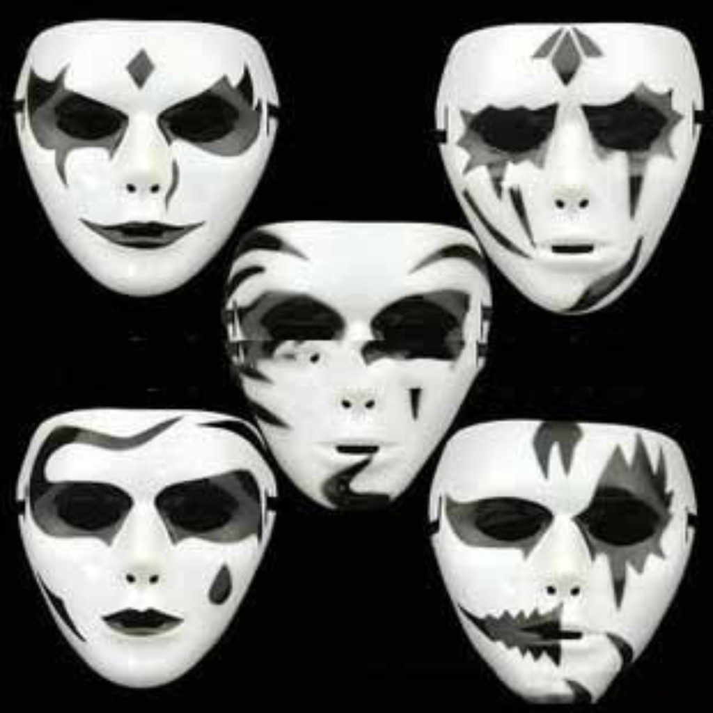 Mặt nạ vẽ jabbawockeez nhiều phiên bản - Mặt nạ hacker anonymous vẽ họa tiết