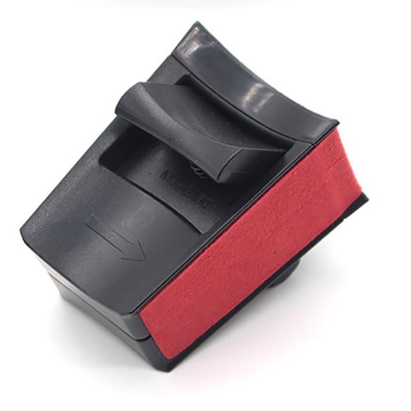 [In Stock]Car Suede Cup Holder Limiter for Tesla el 3 Y 2021 Accessories Center Console Water Holder Insert Storage Box,Red