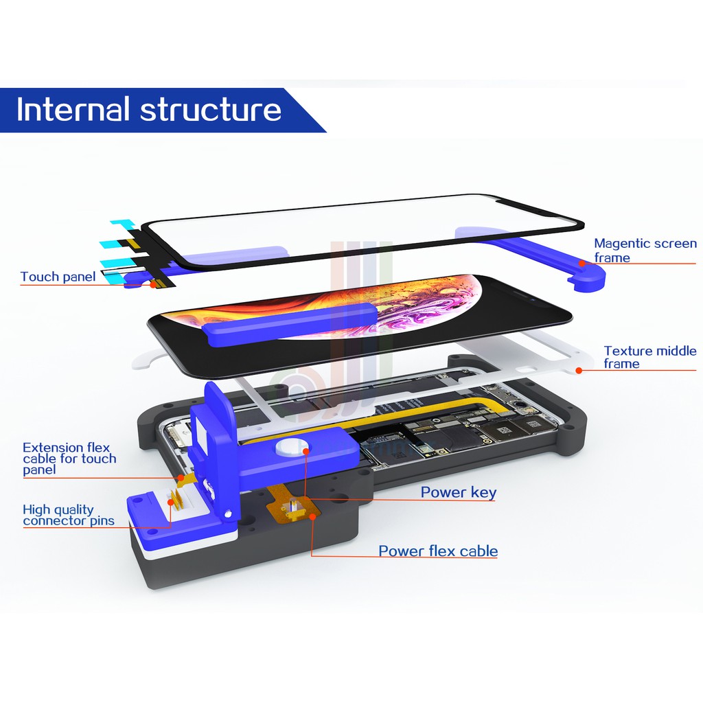 Đế test cảm ứng iPhone X/XS/XS Max